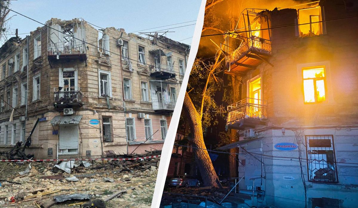 Ночью 10 июня РФ атаковала Одессу беспилотниками / коллаж УНИАН, фото Одесская облпрокуратура, ГСЧС Ночью 10 июня РФ атаковала Одессу беспилотниками / коллаж УНИАН, фото Одесская облпрокуратура, ГСЧС