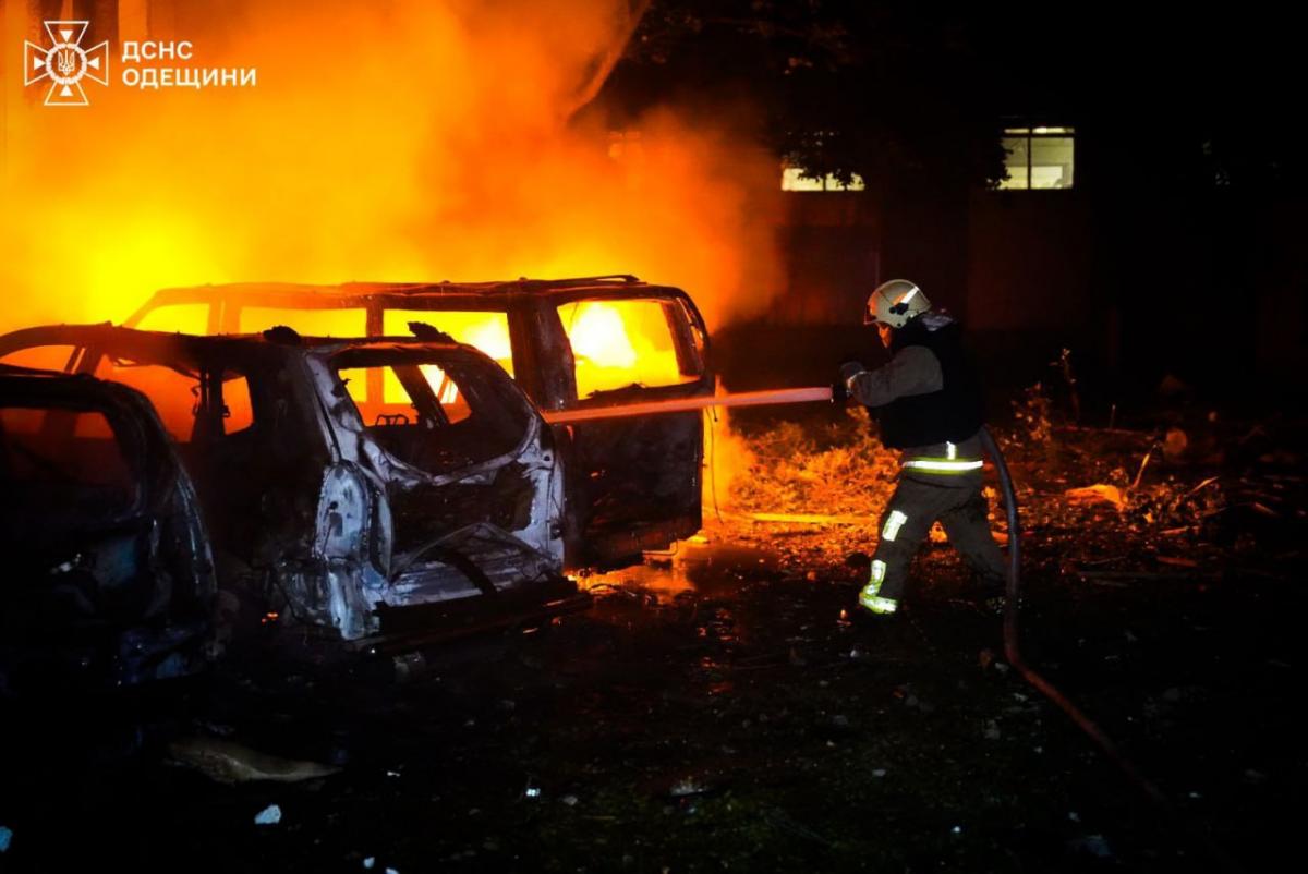Последствия удара по Одеской области / фото ГСЧС Одесщины Последствия удара по Одеской области / фото ГСЧС Одесщины
