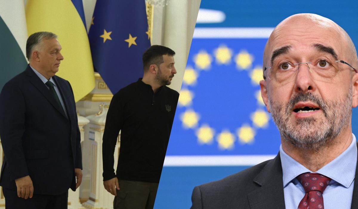 Золтан Ковач відреагував на слова Зеленського щодо використання Орбаном його обличчя для виборів / колаж УНІАН, фото УНІАН, European Union Золтан Ковач відреагував на слова Зеленського щодо використання Орбаном його обличчя для виборів / колаж УНІАН, фото УНІАН, European Union