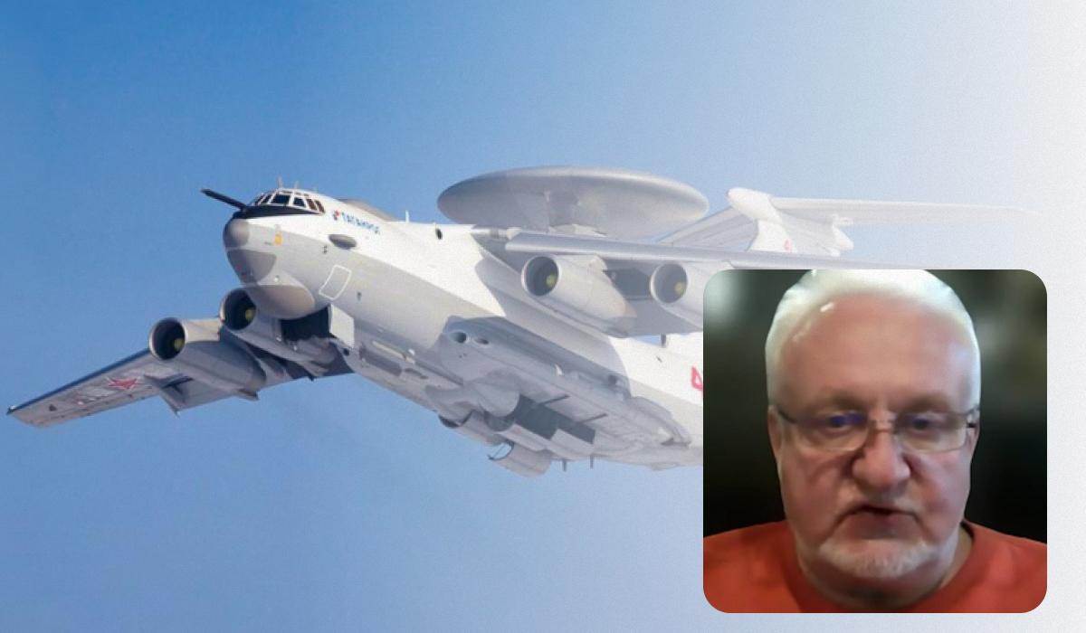 Криволап оценил потери самолетов А-50У для россиян / коллаж УНИАН, фото Минобороны РФ, скриншот Криволап оценил потери самолетов А-50У для россиян / коллаж УНИАН, фото Минобороны РФ, скриншот