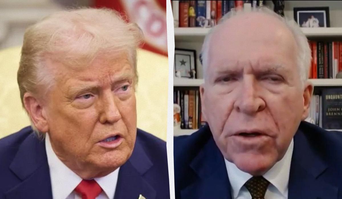 Джон Бреннан указал на некомпетентность Трампа в глобальной политике / коллаж УНИАН, фото ОП, кадр из видео Джон Бреннан указал на некомпетентность Трампа в глобальной политике / коллаж УНИАН, фото ОП, кадр из видео