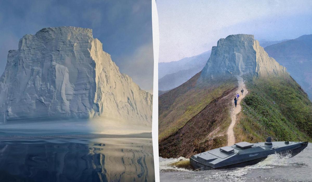 Три "Магуры" в одном кадре / коллаж УНИАН, фото facebook.com/AntarcticCenter