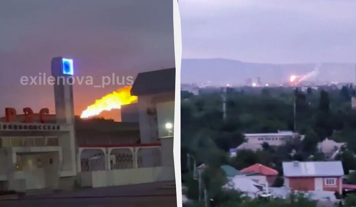 Безпілотники атакували два підприємства у Росії / колаж УНІАН, скриншоти