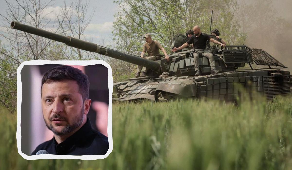 Зеленский сообщил о восстановлении контроля над Андреевкой / коллаж УНИАН, фото 24 ОМБр им. короля Даниила, president.gov.ua Зеленский сообщил о восстановлении контроля над Андреевкой / коллаж УНИАН, фото 24 ОМБр им. короля Даниила, president.gov.ua