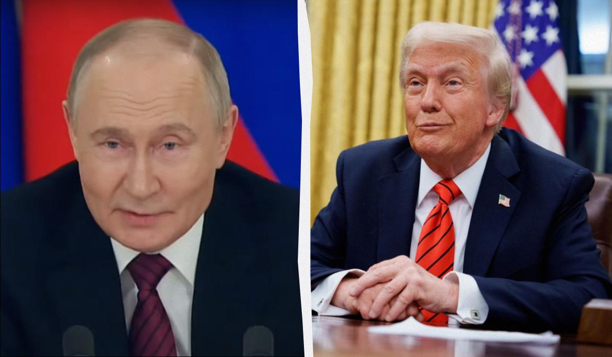 Трамп зробив заяву щодо розмови з Путіним / колаж УНІАН, фото GettyImages, скріншот Трамп зробив заяву щодо розмови з Путіним / колаж УНІАН, фото GettyImages, скріншот
