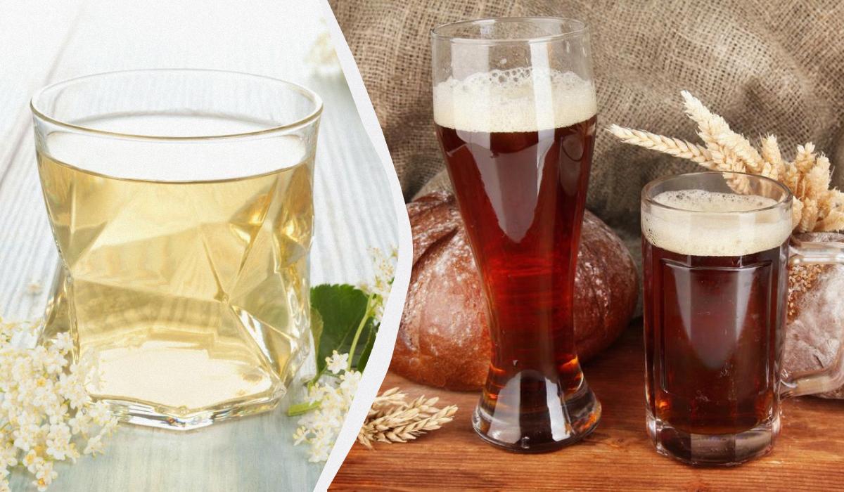 Хлібний квас - рецепт якого розглянемо - дуже смачний / коллаж УНИАН, фото ua.depositphotos.com