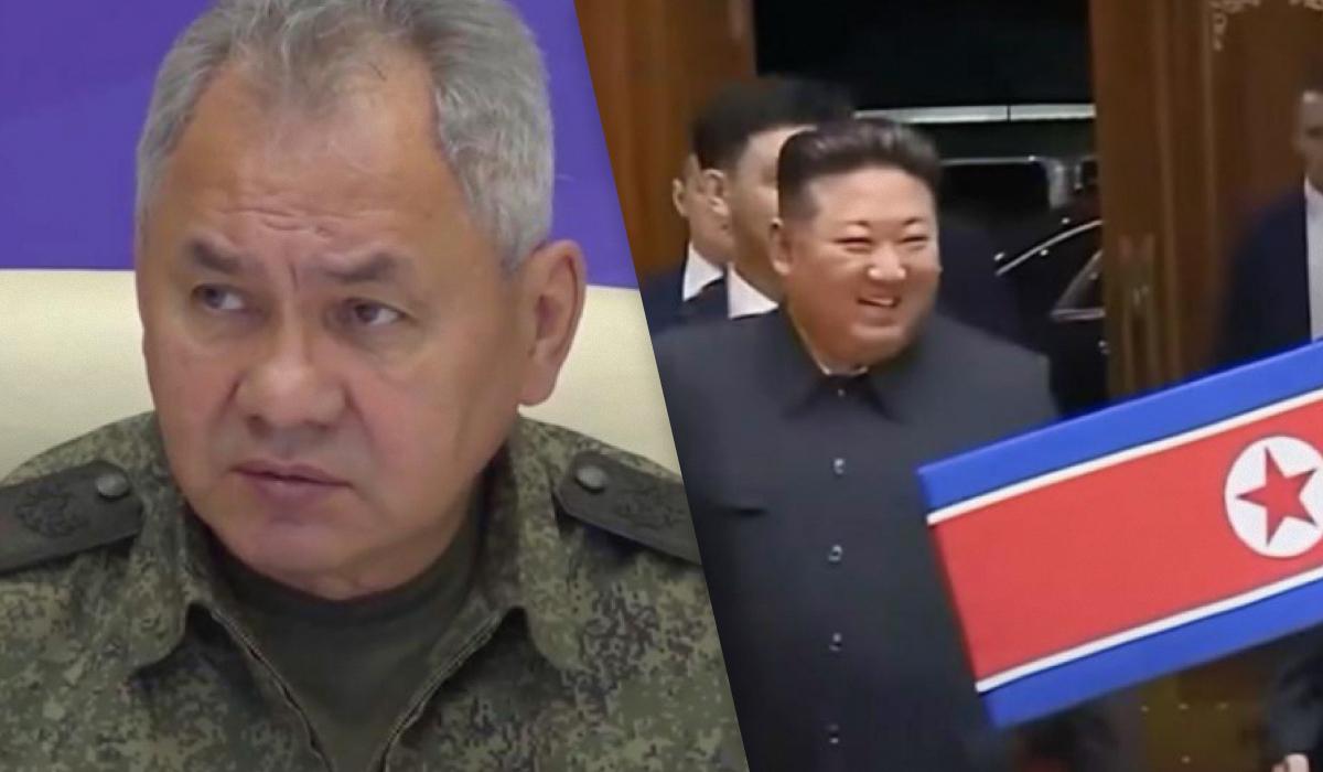 Шойгу вдруге за два тижні провів переговори з Кім Чен Ином / колаж УНІАН, скриншоти Шойгу вдруге за два тижні провів переговори з Кім Чен Ином / колаж УНІАН, скриншоти