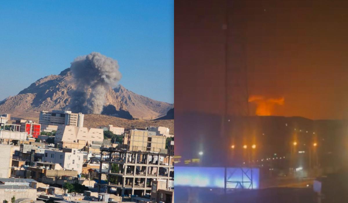 Ізраїль продовжує завдавати ударів по різних регіонах Ірану / колаж УНІАН, фото скріншот