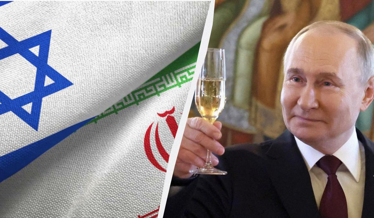 Путин выигрывает от войны Ирана с Израилем/ Коллаж УНИАН, фото - GettyImages, ua.depositphotos.com Путин выигрывает от войны Ирана с Израилем/ Коллаж УНИАН, фото - GettyImages, ua.depositphotos.com