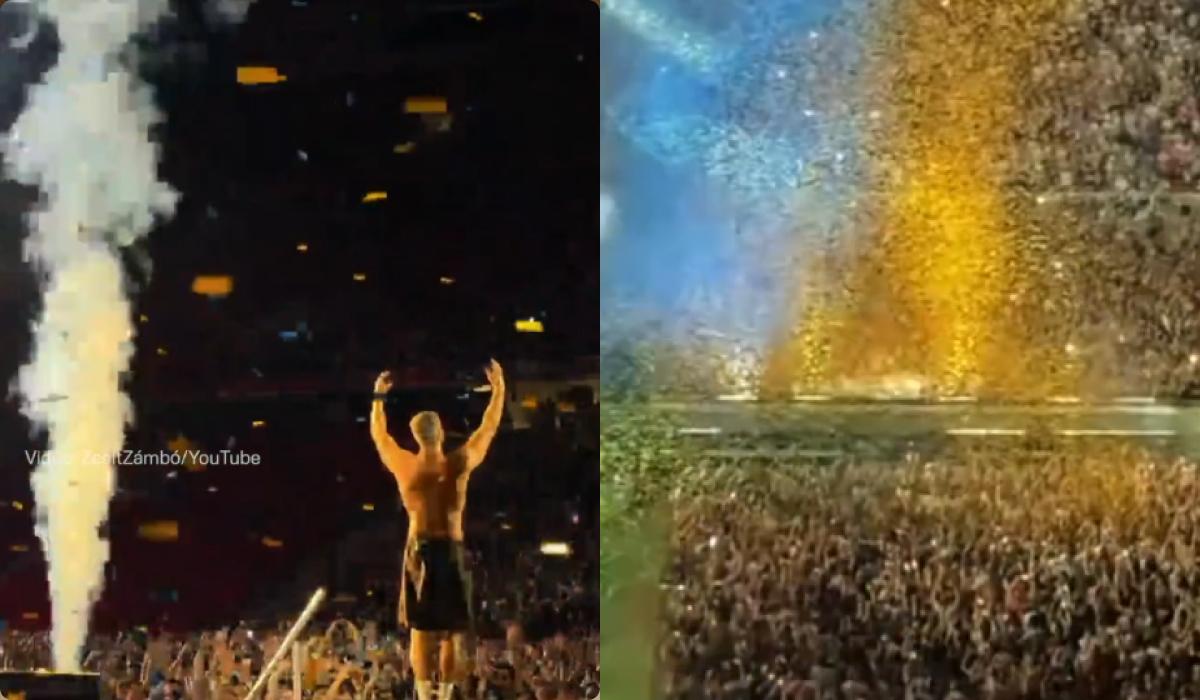 Imagine Dragons мощно поддержали Украину на концерте в Будапеште / коллаж УНИАН, скриншоты Imagine Dragons мощно поддержали Украину на концерте в Будапеште / коллаж УНИАН, скриншоты