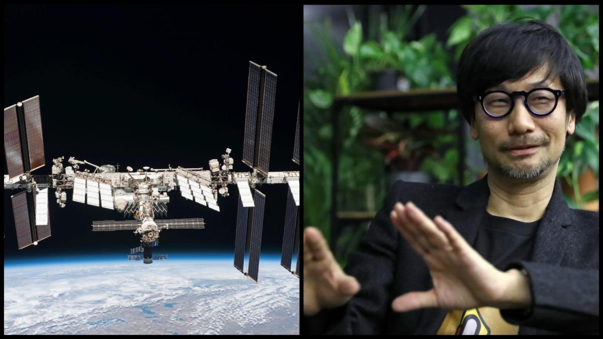 Кодзіма хоче розробити гру на МКС / Колаж УНІАН, фото - NASA, Kojima Productions Кодзіма хоче розробити гру на МКС / Колаж УНІАН, фото - NASA, Kojima Productions