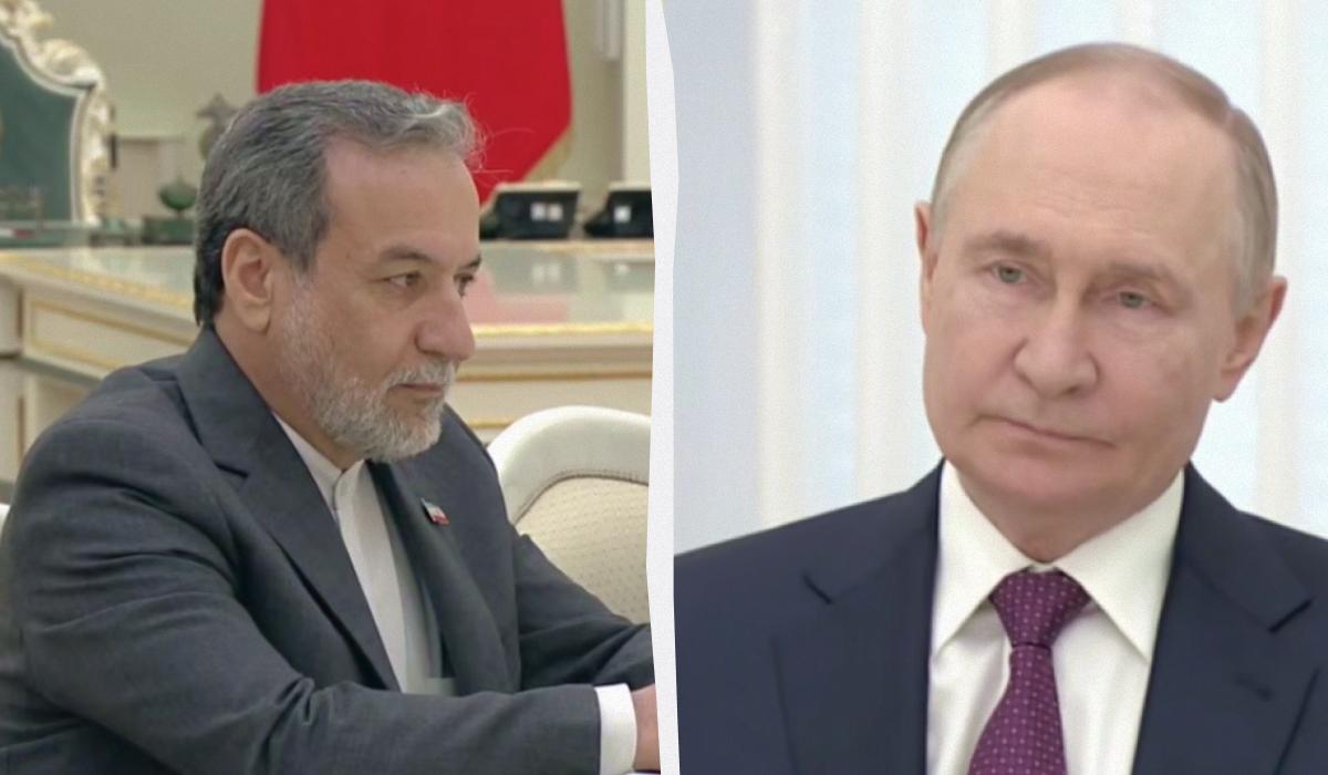 Aragchi is likely to ask Putin for help / UNIAN collage, screenshots Aragchi is likely to ask Putin for help / UNIAN collage, screenshots