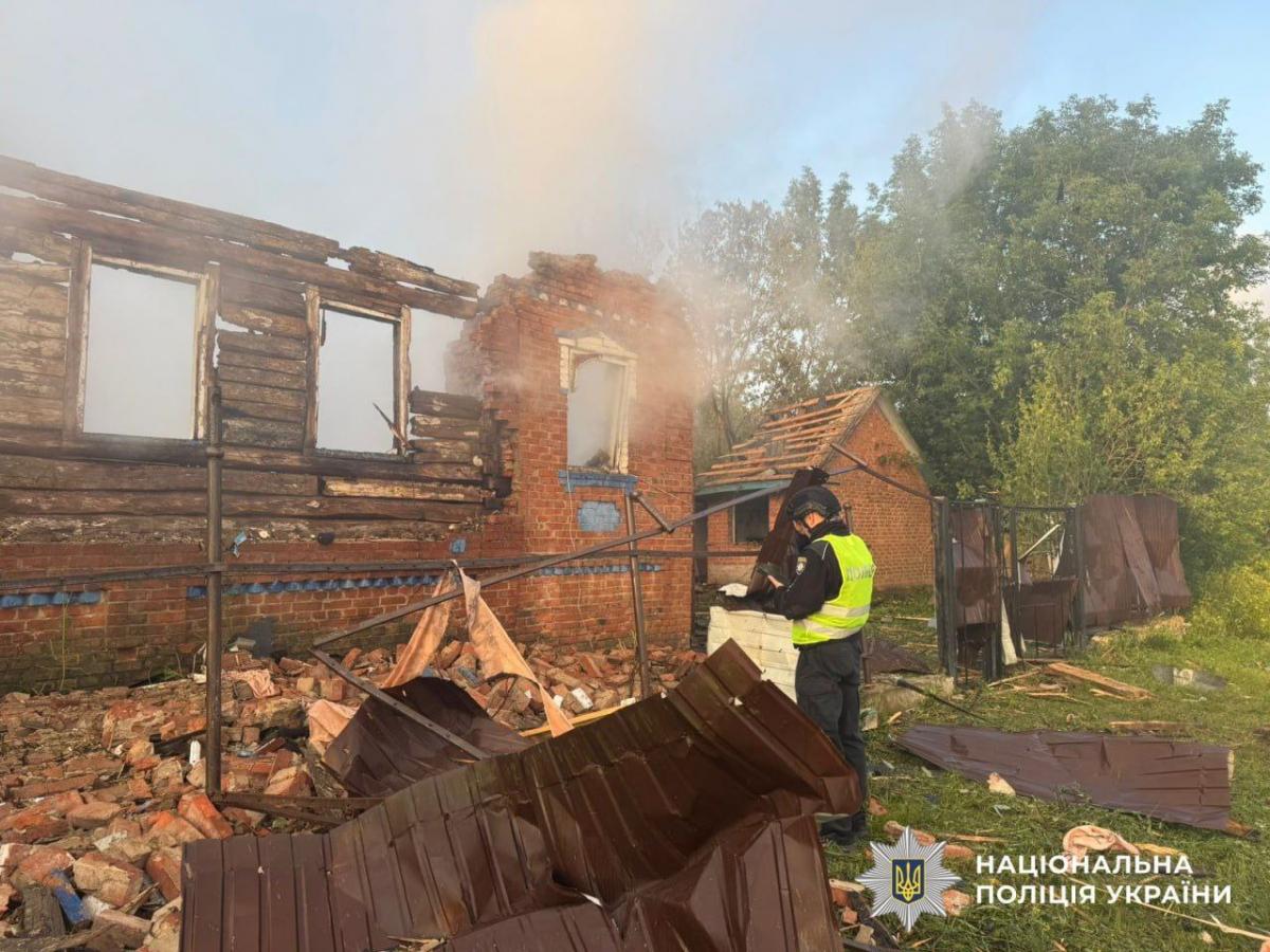 Окупанти знову вдарили по Сумщині / фото Нацполіція