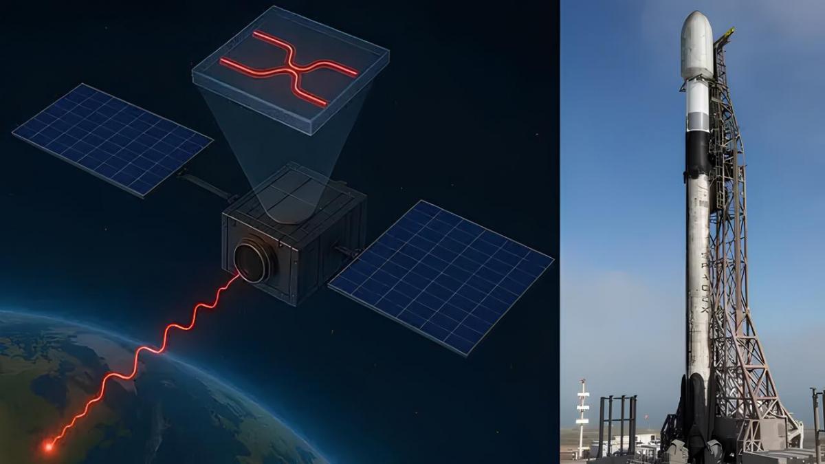 У космос уперше запустили квантовий супутник-комп'ютер / фото SpaceX У космос уперше запустили квантовий супутник-комп'ютер / фото SpaceX