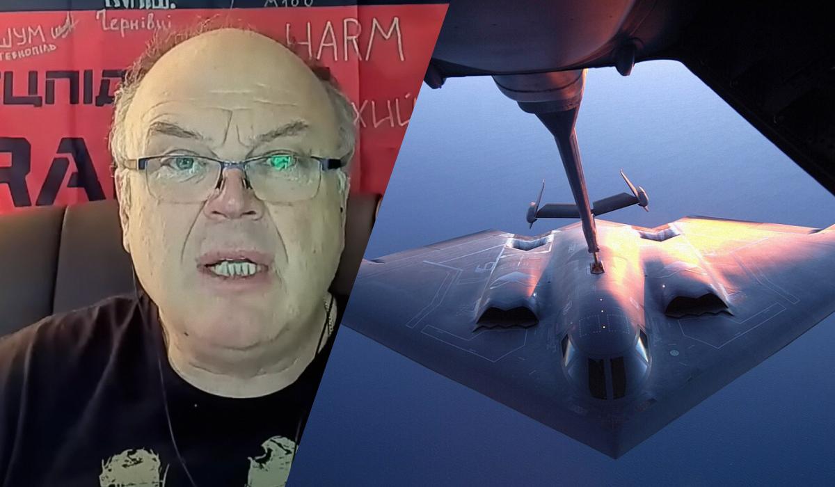 Геннадий Хазан отметил, что стоимость проекта B-2 составляла 44 млрд долларов / коллаж УНИАН, скриншот, фото Википедия Геннадий Хазан отметил, что стоимость проекта B-2 составляла 44 млрд долларов / коллаж УНИАН, скриншот, фото Википедия