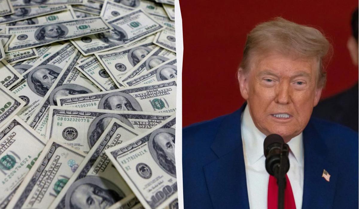 Долар слабшає на тлі мит і невизначеності в політиці Трампа / колаж УНІАН, фото Reuters, Getty Images Долар слабшає на тлі мит і невизначеності в політиці Трампа / колаж УНІАН, фото Reuters, Getty Images