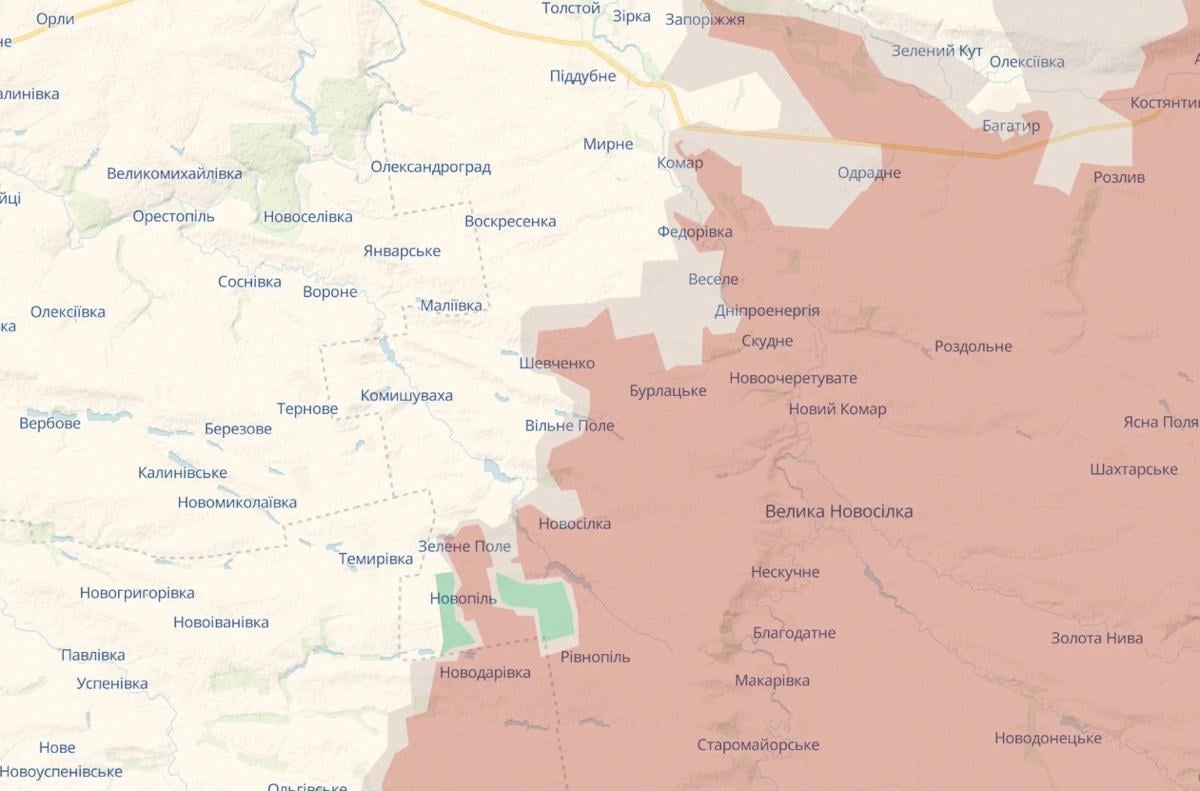 Проблемний напрямок фронту / мапа deepstatemap.live Проблемний напрямок фронту / мапа deepstatemap.live