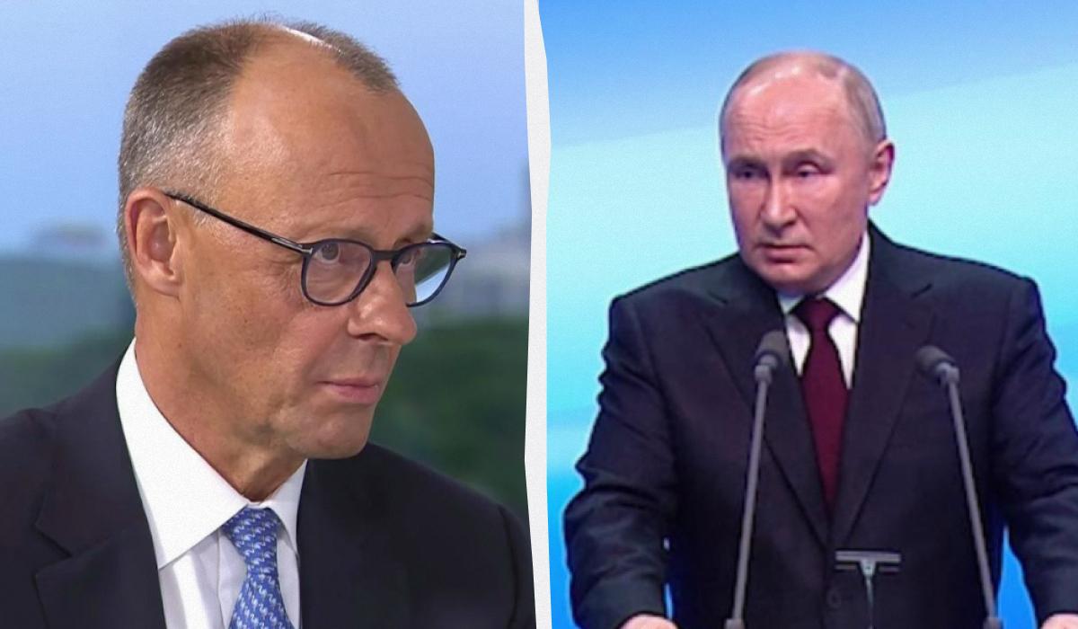 Мерц заявил, что не намерен звонить Путину / коллаж УНИАН, скриншоты Мерц заявил, что не намерен звонить Путину / коллаж УНИАН, скриншоты