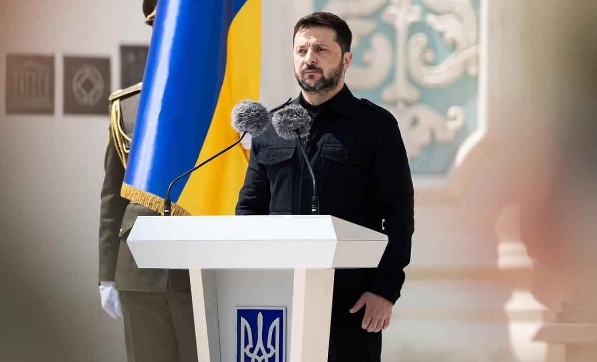 Зеленский заявил, что Украина будет требовать от РФ прекращения огня / фото сайт президента Зеленский заявил, что Украина будет требовать от РФ прекращения огня / фото сайт президента