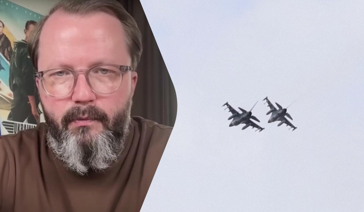 По словам эксперта, пилот F-16 отвел как можно дальше свой самолет, чтобы защитить гражданское население Украины / коллаж УНИАН, скриншот, фото УНИАН По словам эксперта, пилот F-16 отвел как можно дальше свой самолет, чтобы защитить гражданское население Украины / коллаж УНИАН, скриншот, фото УНИАН