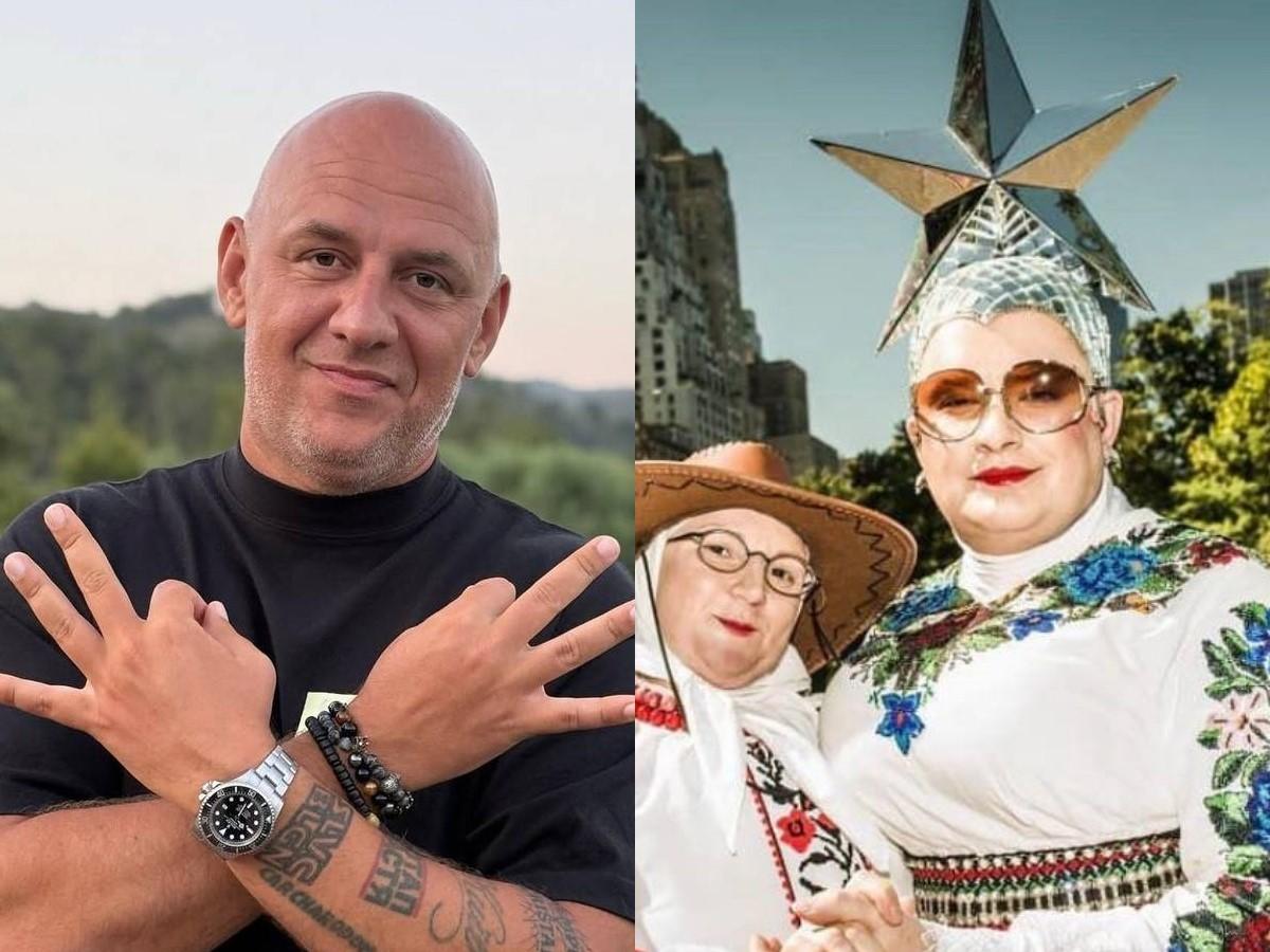 Потап став на захист Андрія Данилка, який виступає у образі Вєрки Сердючки / фото інстаграм Потапа, інстаграм Вєрки Сердючки, колаж УНІАН Потап став на захист Андрія Данилка, який виступає у образі Вєрки Сердючки / фото інстаграм Потапа, інстаграм Вєрки Сердючки, колаж УНІАН
