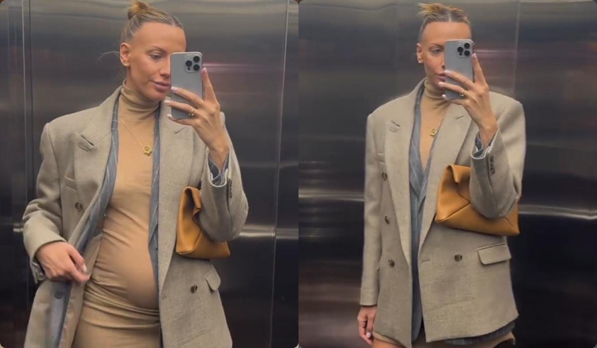 В сети рассекретили, как Леся Никитюк скрывала беременность / коллаж УНИАН, скриншоты