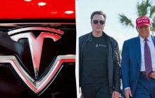 Акції Tesla рухнули через перепалку Маска з Трампом