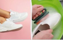Спасла кроссовки тем, что вообще не предназначено для обуви: снова стали белоснежными