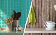 Як оновити стару плитку та "фартух" на кухні за копійки і без демонтажу: 2 лайфхаки