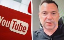 YouTube заблокував ще один канал Арестовича
