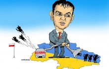 Гетманцев в центре международной карикатуры: в Польше высмеяли его налоговую политику как фактор бегства бизнеса из Украины