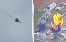 Оккупантам на Запорожье припекает: ВСУ показали эффектный удар МиГ-29 по врагу (видео)