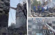 Ракета прошла с первого по девятый этаж: в МВД рассказали детали ночной атаки РФ