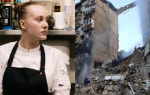 Подъезд "сложился": при атаке на Киев пострадала экс-фуд-продюсер "МастерШеф" (фото)