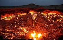 "Врата ада" угасают: легендарный символ Туркменистана может исчезнуть