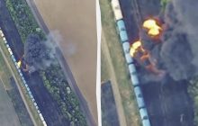 Бойцы ГУР сожгли эшелон с топливом на оккупированном Запорожье: раскрыты детали (видео)