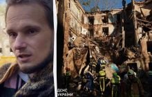 "Проснулся, а надо мной плита": киевлянину удалось самостоятельно выбраться из разрушенной квартиры (видео)