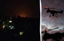 Після атаки в Таганрозі спалахнув завод, на якому росіяни роблять дрони