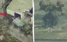 FPV-дрон дал удачного "пинка" северокорейской РСЗО и заставил ее самоуничтожиться (видео)