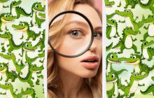 Коварная оптическая иллюзия: сможете ли найти кабачок среди крокодилов за 7 секунд