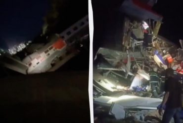 У Брянській області РФ обвалився міст. У нього влетів пасажирський поїзд (відео)