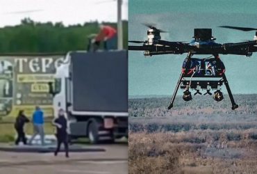 В Иркутской области местные жители объявили войну грузовикам из-за атаки дронов (видео)