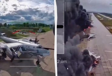 СБУ опубликовала ранее не показанные кадры уничтожения российских ракетоносцев (видео)