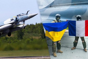 Французькі винищувачі Mirage залишили незвичайне послання для України над Чорним морем