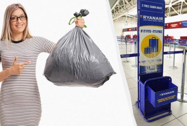 Туристка втерла носа Ryanair за допомогою мішка для сміття