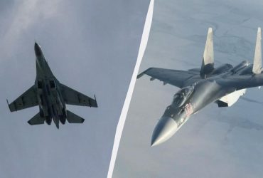 Український винищувач F-16 збив російський Су-35 на Курському напрямку, - Bild