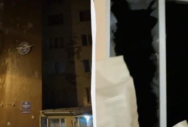 У Києві пошкоджено гуртожиток авіаційного інституту (відео)