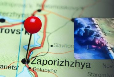 Дым видят за 15-20 км: у оккупантов на Запорожье произошла новая бавовна (фото)