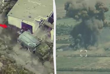 FPV-дрон дал удачного пинка северокорейской РСЗО и заставил ее самоуничтожиться (видео)