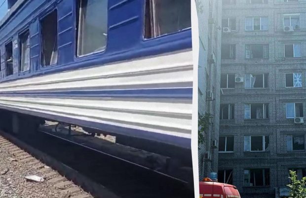 Россия ударила по Днепру баллистикой: есть погибшие и пострадавшие, поврежден поезд (видео)